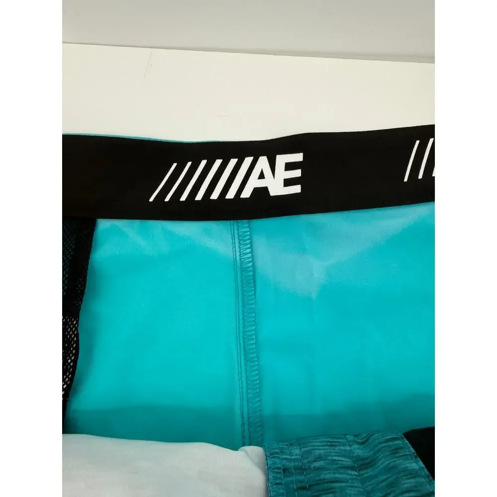 American Eagle Mens Board Shorts Swim Trunks Colorblock Surf Beach XXL